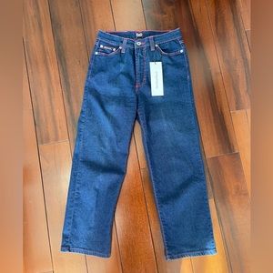 Authentic dolce& gabbana jeans with pink stitching